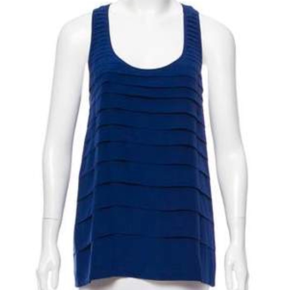 Madison Marcus Royal Purple Silk Tank